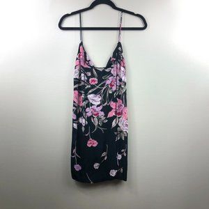 5/$25 Billabong floral mini dress convertible